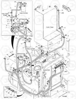 1180 FUEL PIPING E60, Doosan