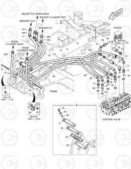 1240 MAIN PIPING(3) E60, Doosan