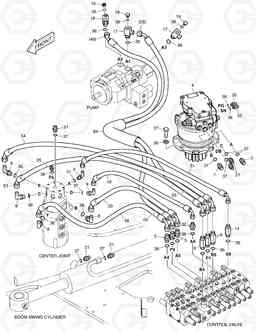 1250 MAIN PIPING(4) E60, Doosan