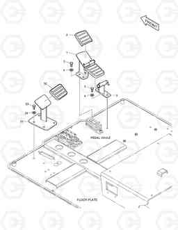 1480 LEVER - BOOM SWING E60, Doosan