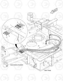 1570 LUBRICATION PIPING E60, Doosan