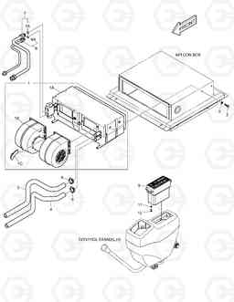 1630 AIR CONDITIONER - CABIN E60, Doosan