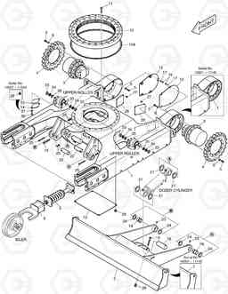 2100 TRACK FRAME E60, Doosan