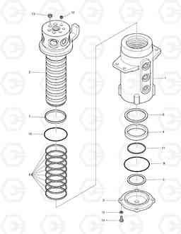 4240 CENTER JOINT E60, Doosan