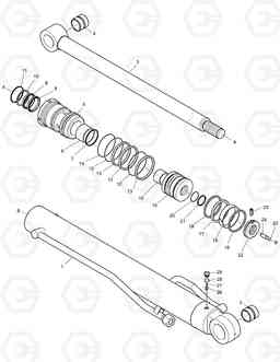 4300 ARM CYLINDER E60, Doosan