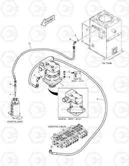 1190 MAIN PIPING(5) DX15 DX18, Doosan