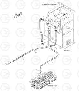 1200 MAIN PIPING(6) - ONE & TWO WAY DX15 DX18, Doosan