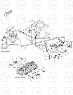 1210 PILOT PIPING(1) DX15 DX18, Doosan