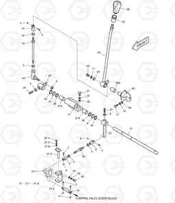 1360 LEVER - DOZER DX15 DX18, Doosan