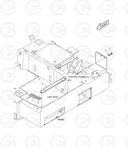 1440 FLOOR PLATE - CANOPY DX15 DX18, Doosan