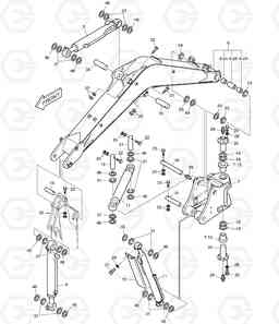 3100 FRONT - BOOM DX15 DX18, Doosan