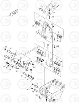 3110 FRONT - ARM DX15 DX18, Doosan