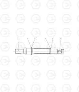 4110 SHAFT DX15 DX18, Doosan