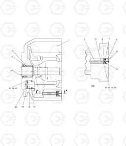 4170 HOUSING ASS'Y DX15 DX18, Doosan