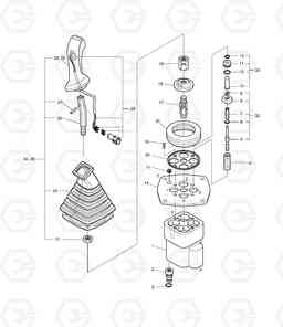 4240 JOYSTICK DX15 DX18, Doosan