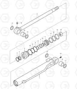 4290 ARM CYLINDER DX15 DX18, Doosan