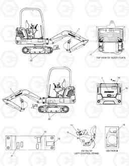 5120 DECAL - EUROPE DX15 DX18, Doosan