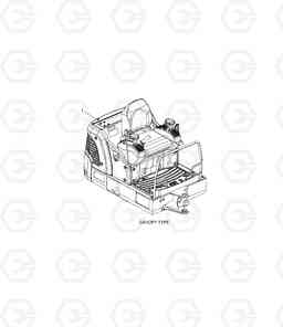 5180 DECAL - DOZER LEVER(FIXED TRACK) DX15 DX18, Doosan