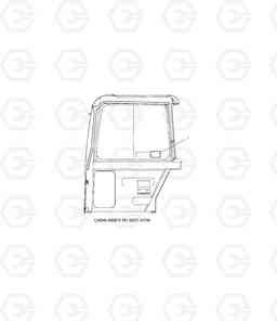 5240 DECAL - DOZER LEVER(FIXED TRACK) DX15 DX18, Doosan