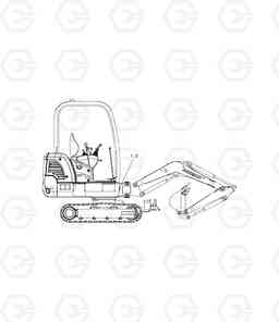 5260 DECAL - SERIAL DX15 DX18, Doosan