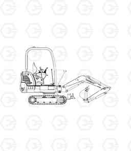 5270 DECAL - SERIAL(TURKEY) DX15 DX18, Doosan