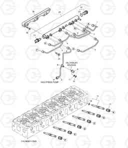 029 INJECTION PIPE DX225LL, Doosan