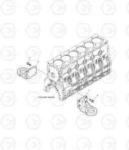 038 ENGINE MOUNTING DX225LL, Doosan