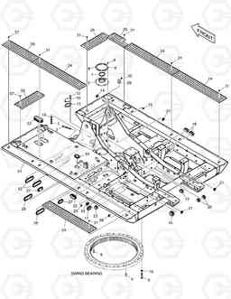 1100 MAIN FRAME DX225LL, Doosan