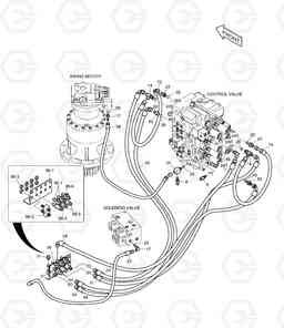 1330 PILOT PIPING(3) DX225LL, Doosan