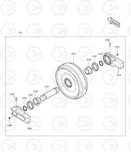 2120 IDLER DX225LL, Doosan