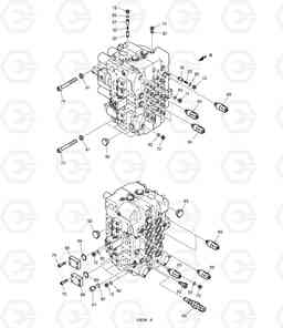 4180 CONTROL VALVE(1) - LOG LOADER DX225LL, Doosan