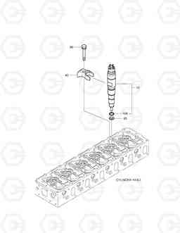 020 INJECTOR DX340LC, Doosan