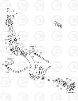 1350 PILOT PIPING(6) DX340LC, Doosan