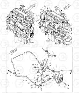 1700 ELECTRIC PARTS - ENGINE DX340LC, Doosan