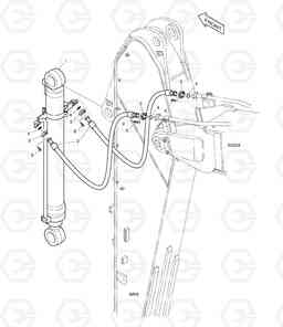 3150 ARM PIPING - ARM 3.2m DX340LC, Doosan