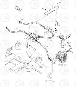 6120 MAIN PIPING - ONE WAY DX340LC, Doosan