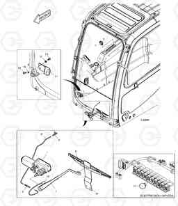 6650 LOWER WIPER DX340LC, Doosan