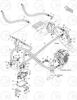 6950 MAIN PIPING - ARTI. BOOM DX340LC, Doosan