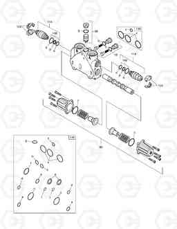 4180 ARM BLOCK - CONTROL VALVE DX80R, Doosan