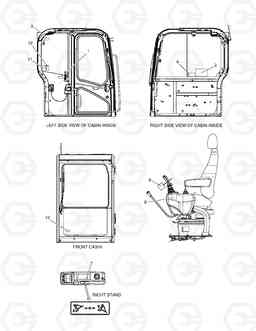 5130 DECAL - CABIN(EUROPE) DX80R, Doosan