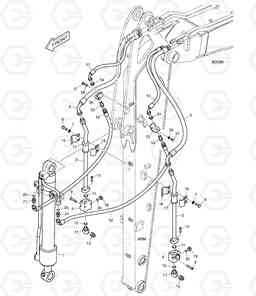 6250 ARM PIPING - ARM 2.25m DX80R, Doosan