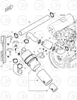 1140 AIR CLEANER E80, Doosan