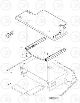 1410 SEAT BASE E80, Doosan