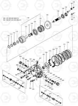 4130 TRAVEL MOTOR E80, Doosan