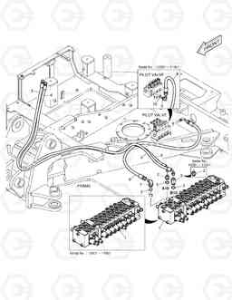 6110 MAIN PIPING - ROTATING E80, Doosan