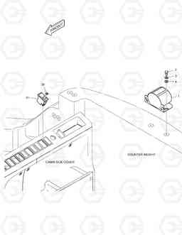 6170 ELECTRIC PARTS - TRAVEL ALARM E80, Doosan