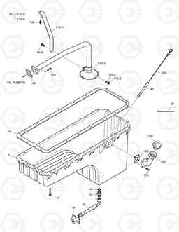 012 OIL PAN DL350, Doosan