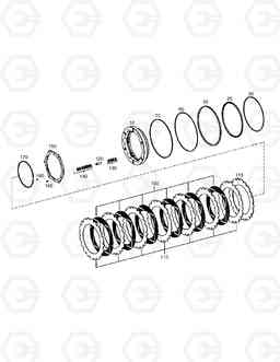 3390 BRAKE - REAR AXLE DL350, Doosan