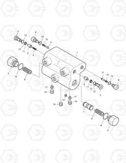 3430 CUSHION VALVE DL350, Doosan