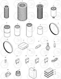 4110 SPARE PARTS DL350, Doosan